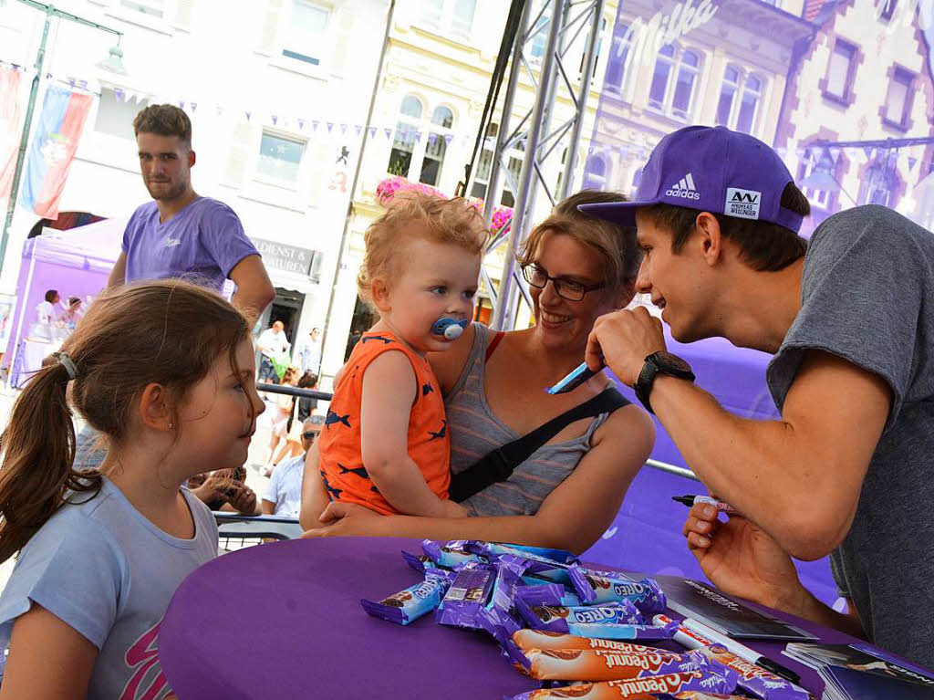 Impressionen vom Milka Schokofest