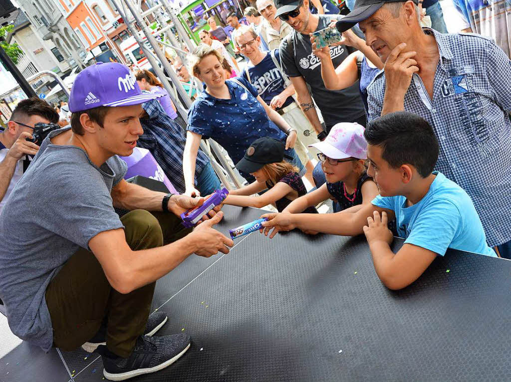 Impressionen vom Milka Schokofest