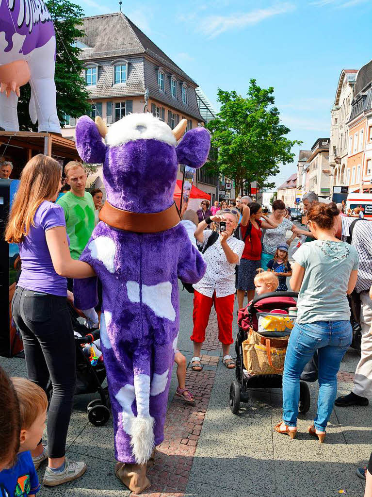 Impressionen vom Milka Schokofest