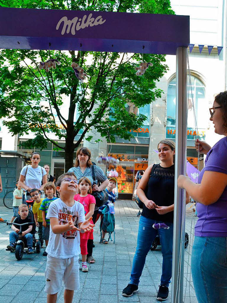 Impressionen vom Milka Schokofest