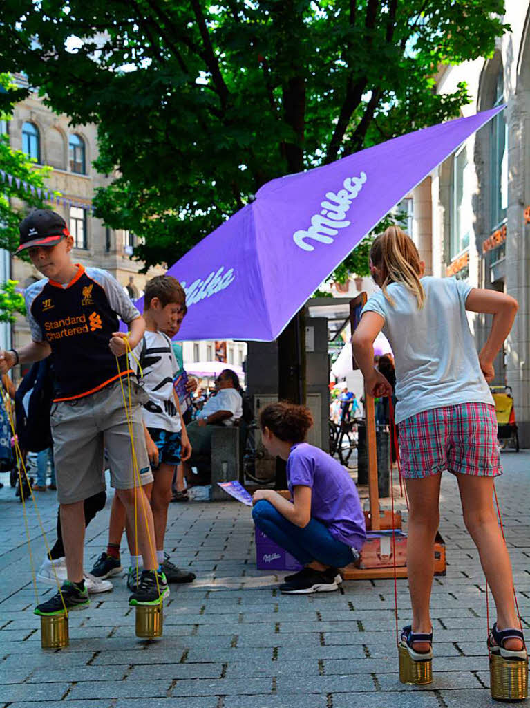 Impressionen vom Milka Schokofest