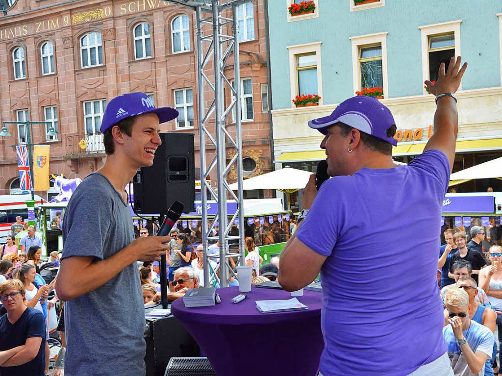 Impressionen vom Milka Schokofest