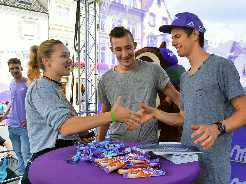 Impressionen vom Milka Schokofest