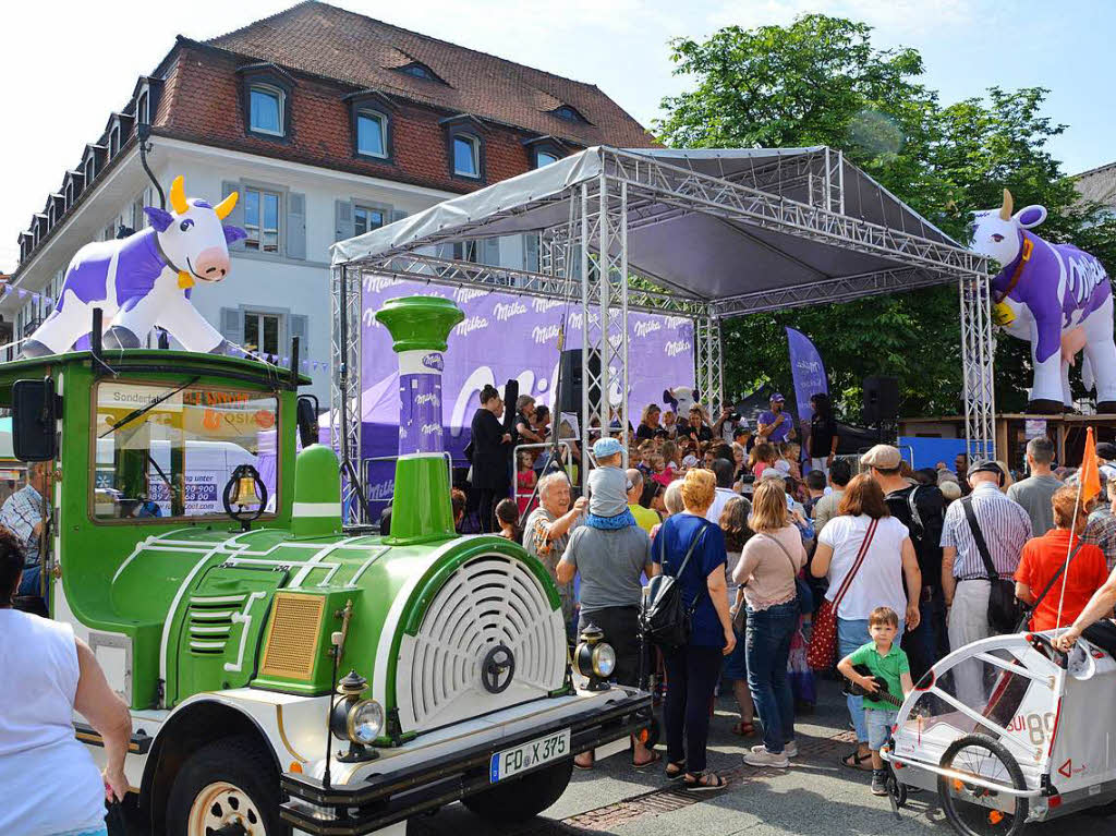 Impressionen vom Milka Schokofest