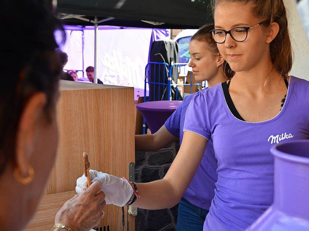 Impressionen vom Milka Schokofest