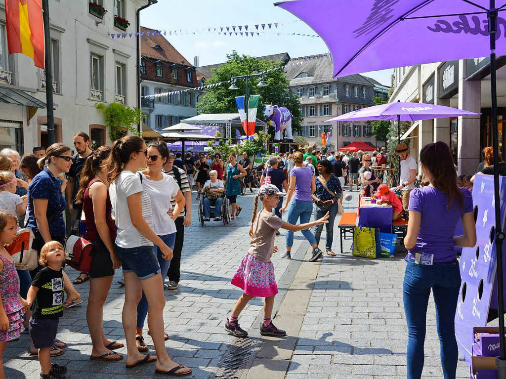 Impressionen vom Milka Schokofest