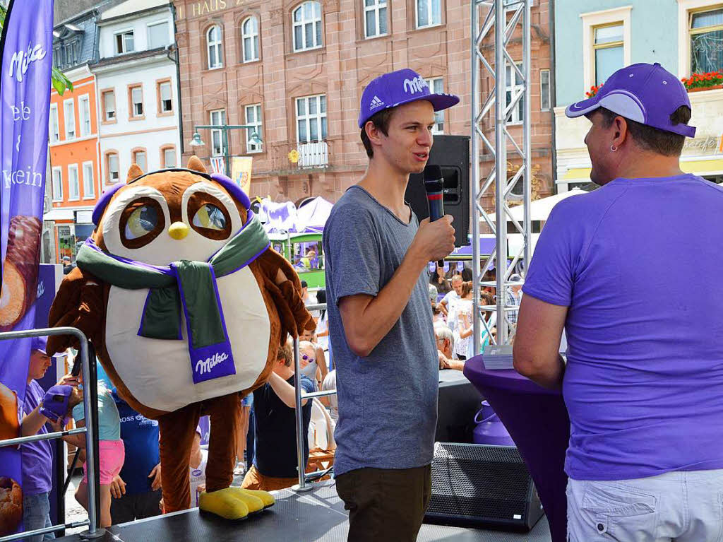 Impressionen vom Milka Schokofest