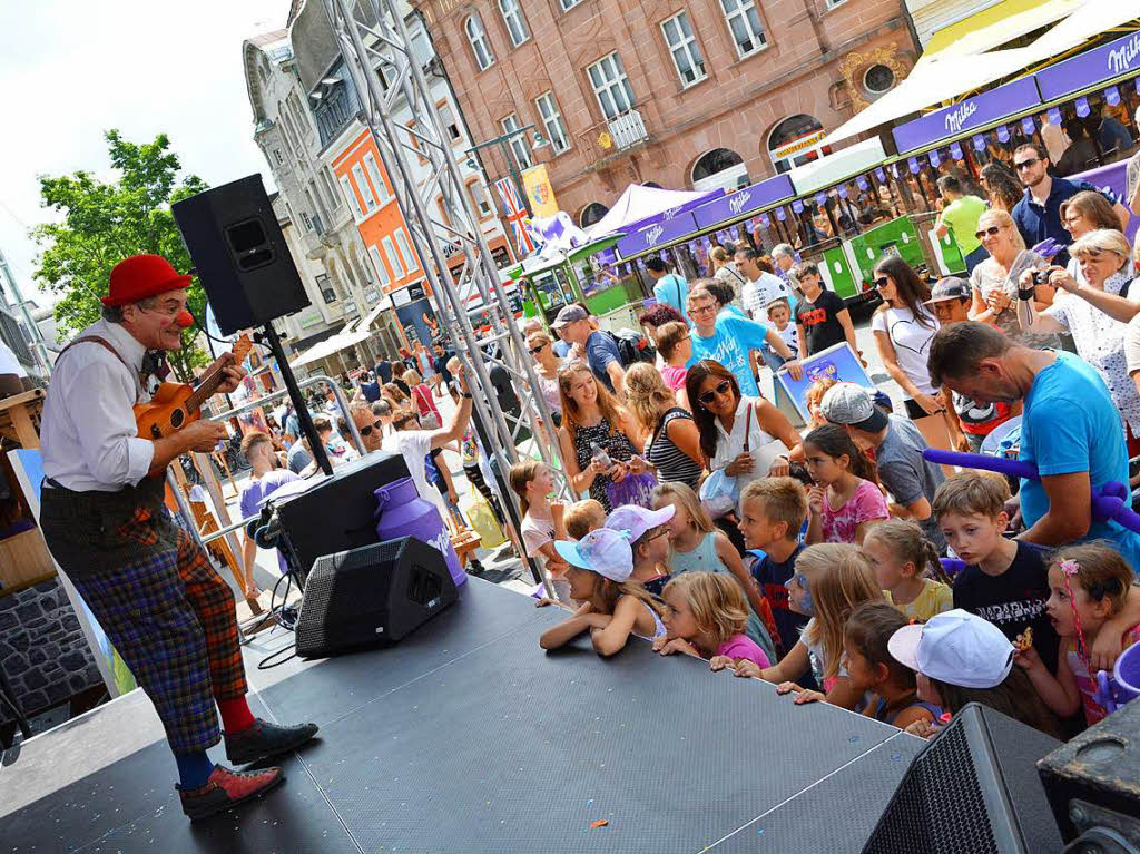 Impressionen vom Milka Schokofest