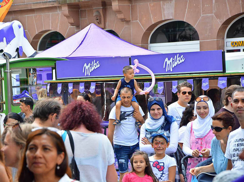 Impressionen vom Milka Schokofest