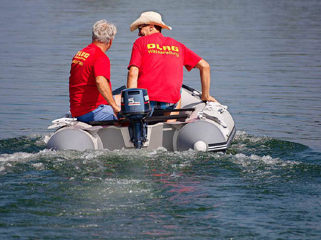 Die DLRG sorgt fr die Sicherheit auf dem Wasser.