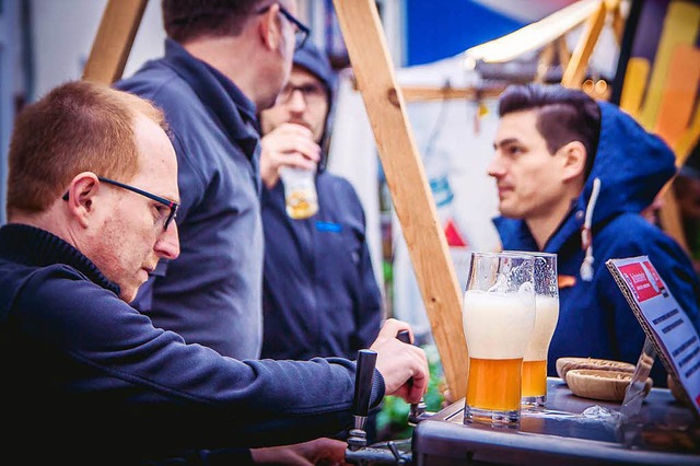 Das Bier steht im Mittelpunkt: So war&#8217;s beim Craftival 2017.  | Foto: Julia Klaus