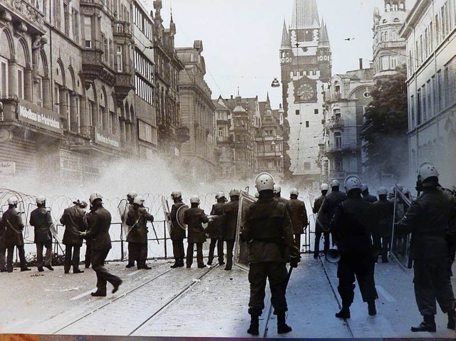 Die Rumung des Dreisamecks am 10. Juni 1980  | Foto: Veranstalter