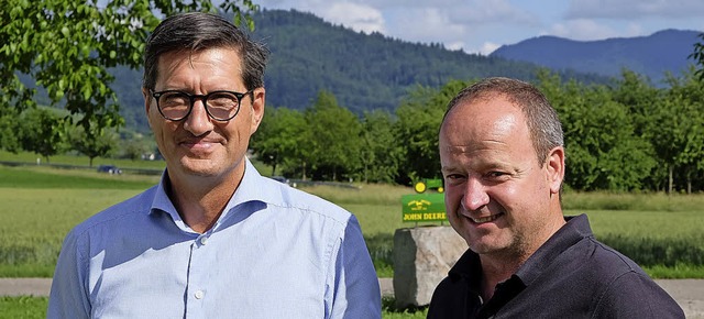 Christian Winterhalter (links) und Bernhard Walz   | Foto: Martin Pfefferle