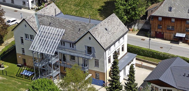 Blick von oben: der Kindergarten St. Elisabeth.   | Foto: Stellmach/Korinth