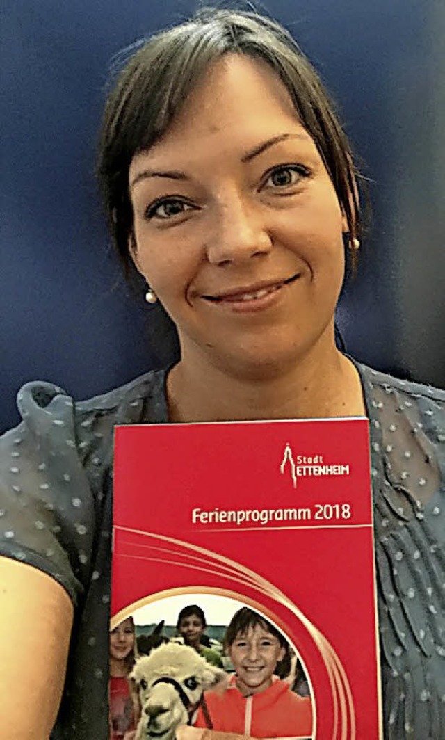 Isabella Eschbach mit dem  Ferienprogramm   | Foto: Stadt