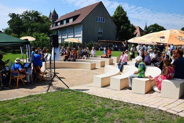 Der ehemalige Klostergarten auf dem Mnsterberg ist wieder offen