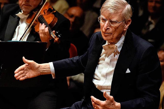 Altmeister: Herbert Blomstedt  | Foto: dpa