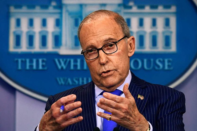 Trump-Berater Kudlow hat einen Herzanfall erlitten. (Archivbild)  | Foto: dpa