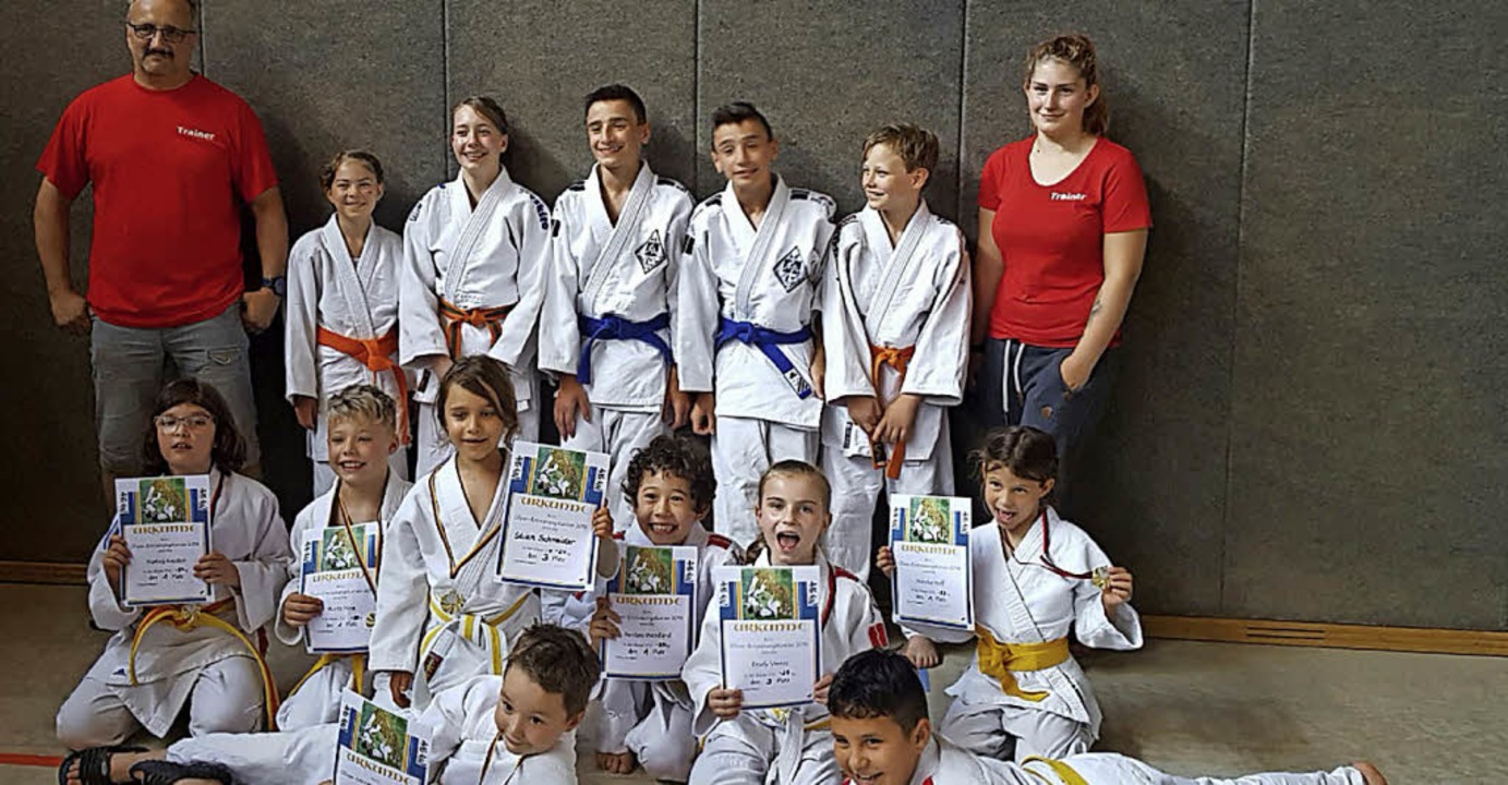 <BZ-FotoAnlauf>Judoclub Grenzach:</BZ-FotoAnlauf> Erfolgreiche Judokas   | Foto: Elke Gnter