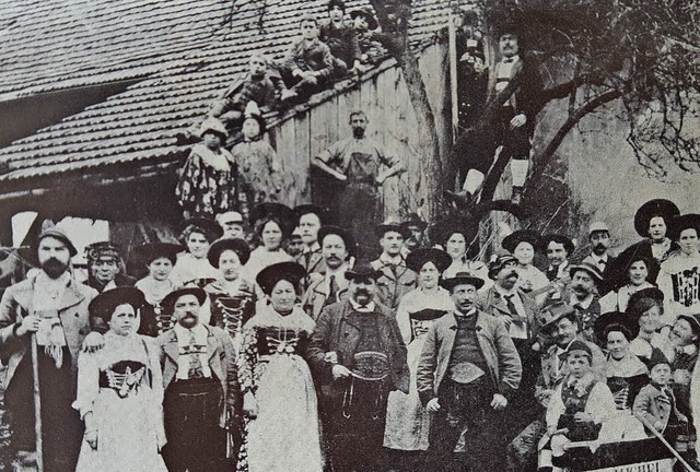 Mitglieder der Ortsgruppe Seelbach auf einem Foto von vor dem ersten Weltkrieg.   | Foto: Repros: Beate Zehnle-Lehmann