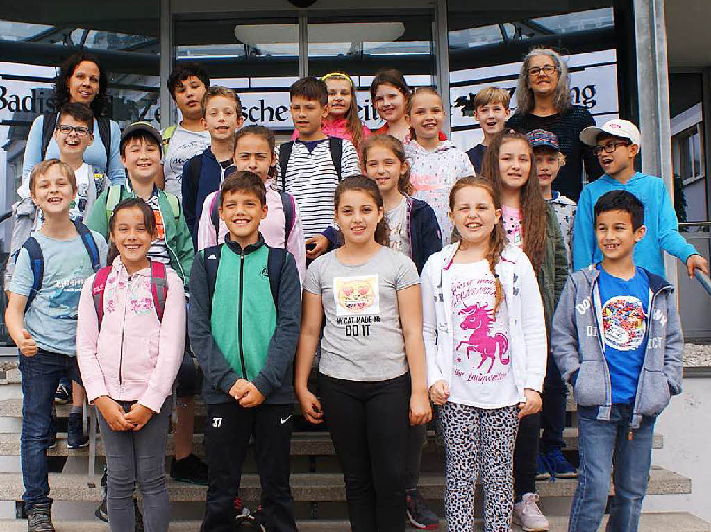 Klasse 4b der Anne-Frank-Schule aus Offenburg