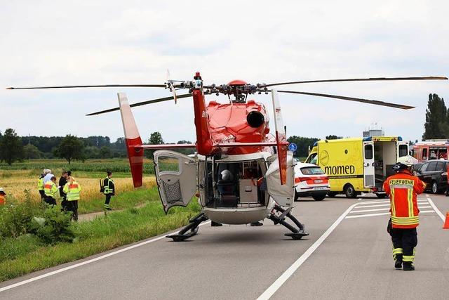 Zwei Schwerverletzte bei Unfall bei Oberschopfheim