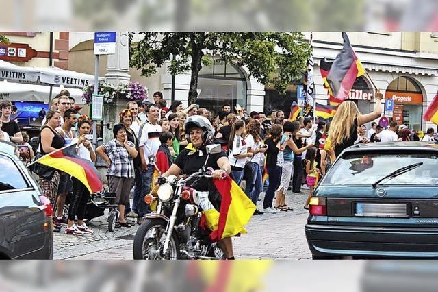 Fr Autokorsos an der Fuball-WM gelten Regeln