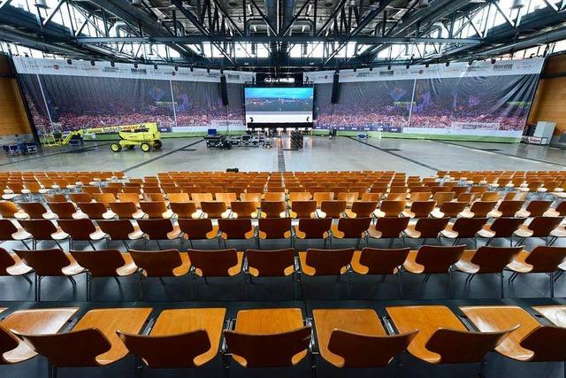 Fußball-WM: Kann Public Viewing in der Freiburger Messehalle funktionieren?