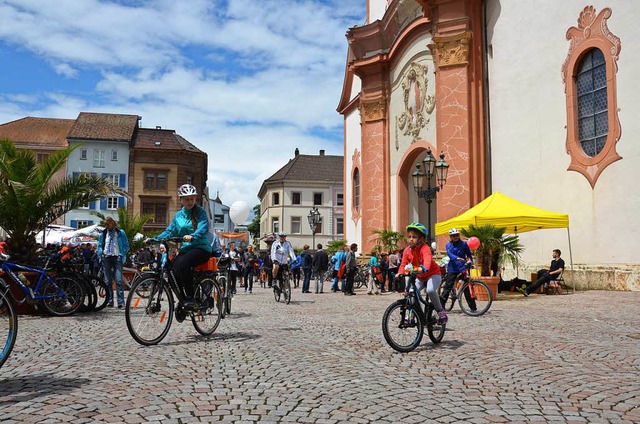 Autofrei: Slow Up auf beiden Seiten de...ischen  Bad Sckingen und Laufenburg.   | Foto: Anita maldacker