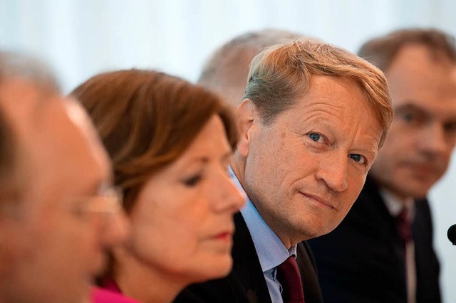 Ulrich Wilhelm, Intendant des Bayerisc...undfunks, whrend der Pressekonferenz.  | Foto: dpa