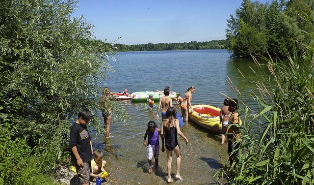 Beliebt und jetzt sauber:  Nimburger Baggersee (im Jahr 2014)  | Foto: Lauffer