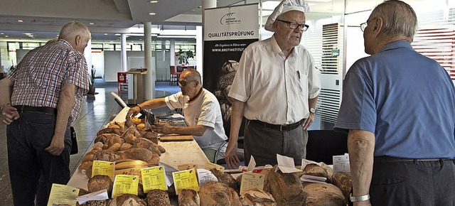 Obermeister Martin Magnus untersttzte... Schmalz und klrte die Zuschauer auf.  | Foto: Volker Mnch