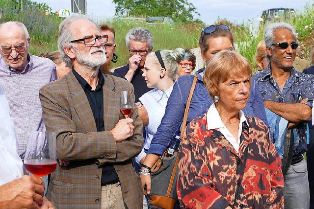 Gerhard Trimpin und seine Frau Sheryl ...eller des Weinguts Ziereisen entstand.  | Foto: Victoria Langelott