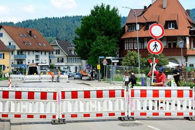 Der Bahnbergang an der Lindenmattenstrae ist bis September dicht