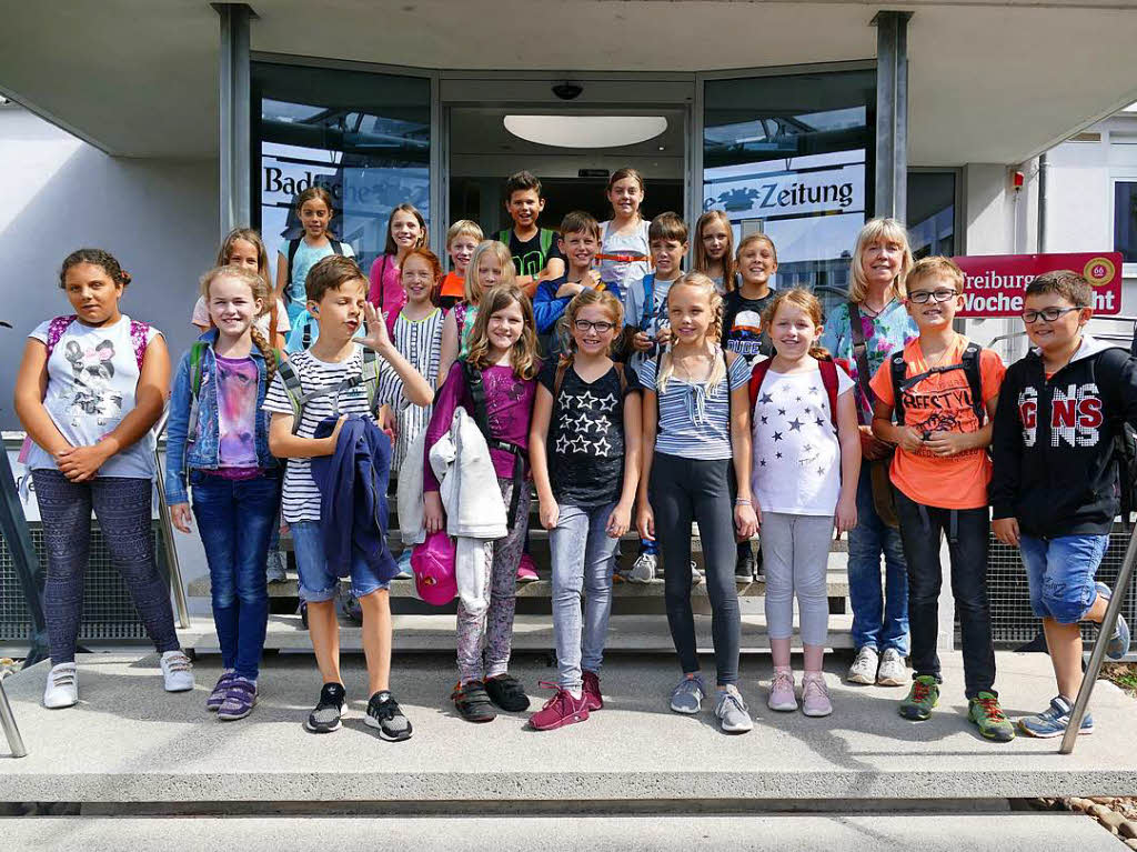 Klasse 4a der Rheinauen-Grundschule aus Sasbach
