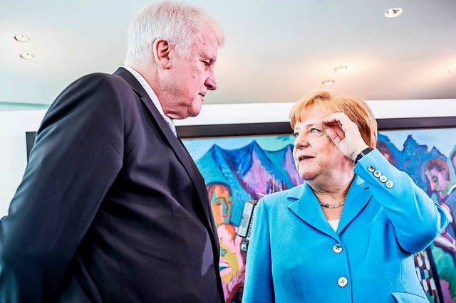 Seehofer und Merkel  | Foto: dpa