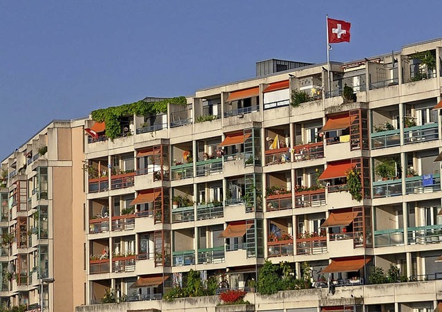 Basel mit hohen Mieten zu kmpfen. A  | Foto:  Gramespacher