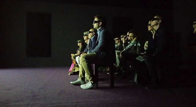 Beinahe 20 Minuten dauert die Videoins...e 3-D-Brille wirklich erlebbar macht.   | Foto: Fotos: Kang