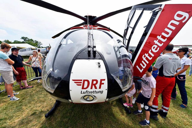 Die DRF Luftrettung ist auch vor Ort  | Foto: Thomas Kunz