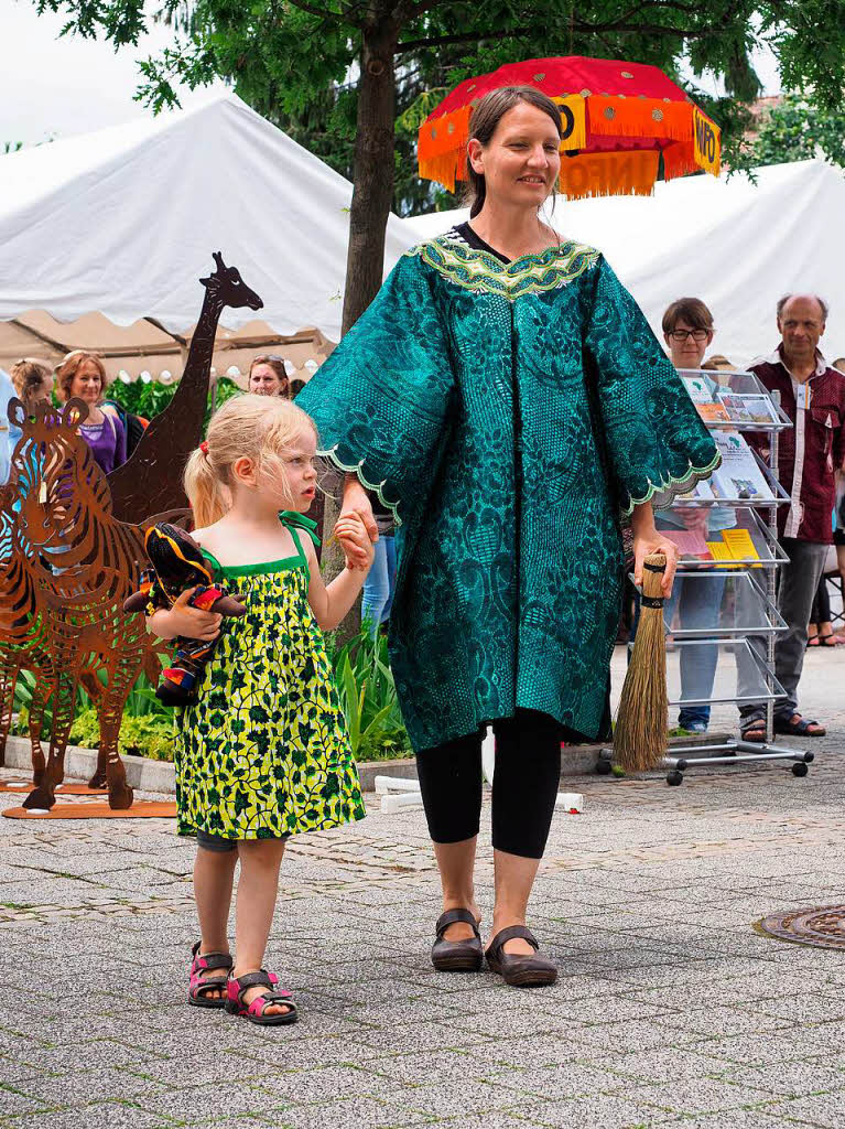 Ein buntes Fest waren die Afrikatage des Vereins Tukolere Wamu in Gallenweiler.