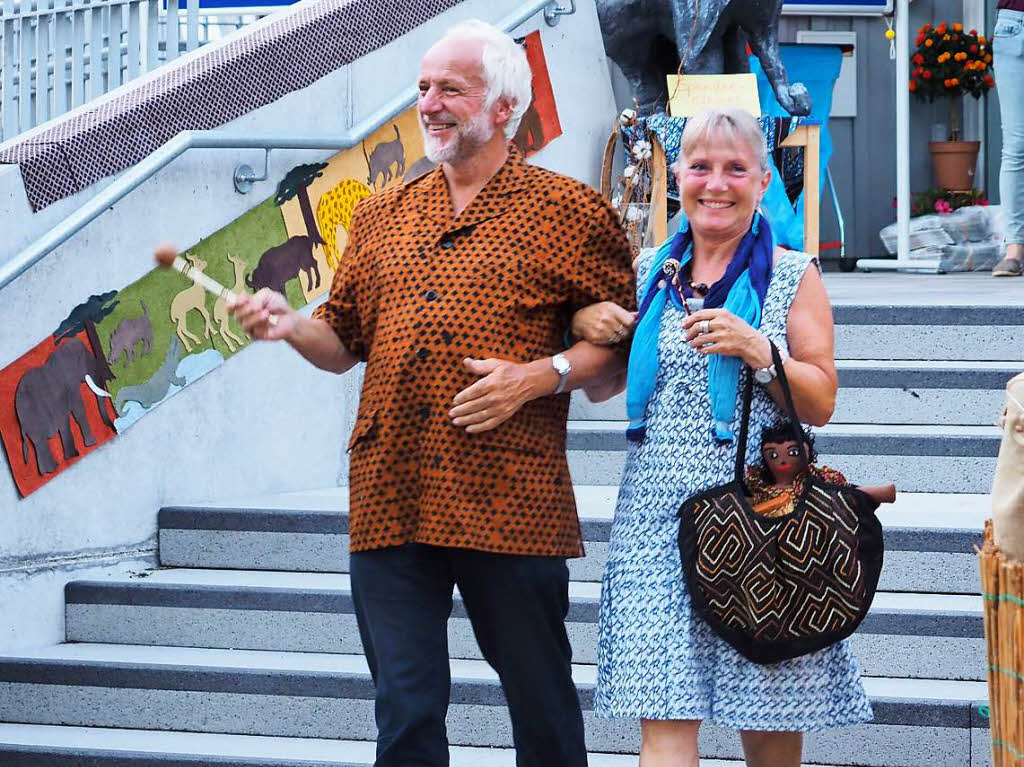 Ein buntes Fest waren die Afrikatage des Vereins Tukolere Wamu in Gallenweiler.