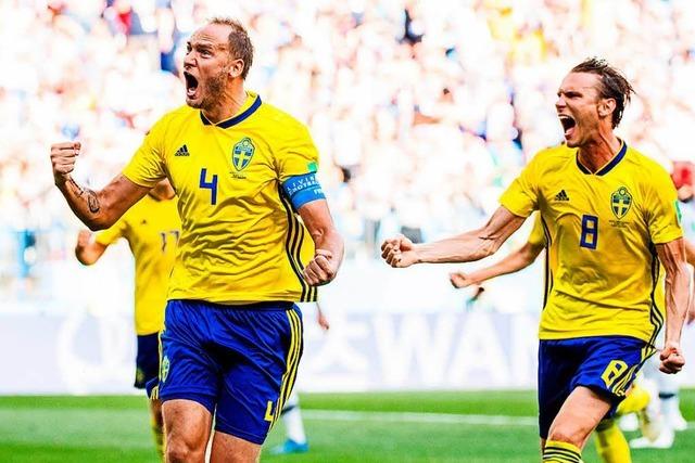 Schweden gewinnt gegen Südkorea mühsam mit 1:0