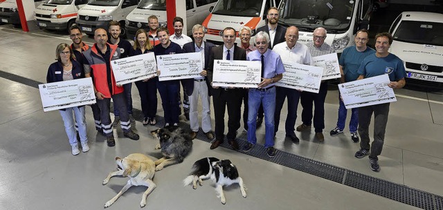 Mehr als 94000 Euro verteilt die DRK-S...s Deutschen Roten Kreuzes in Freiburg.  | Foto: ingo schneider