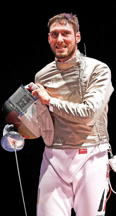 Max Hartung verteidigte seinen EM-Titel im Sbelfechten.   | Foto: dpa