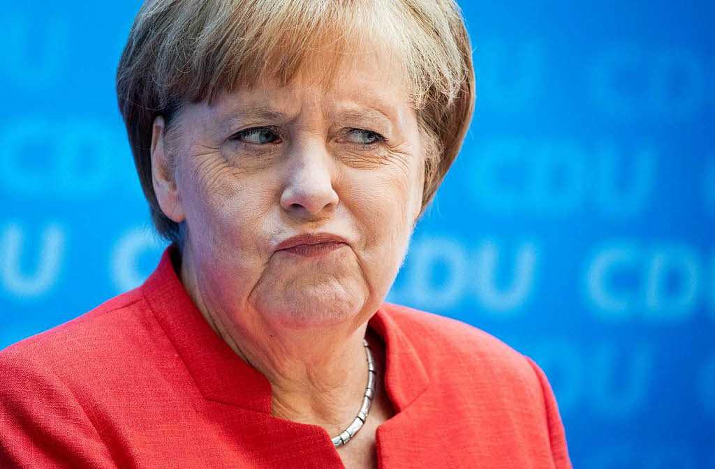 Angela Merkel die geschwächte Kanzlerin Kommentare Badische Zeitung