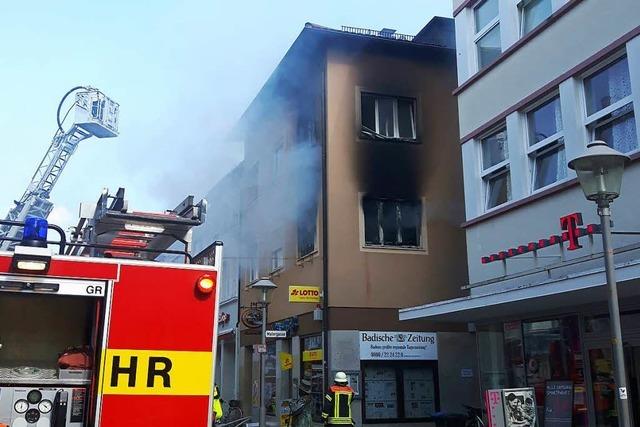 Ursache von Brand im Offenburger BZ-Haus ist noch unklar
