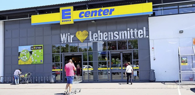Das E-Center im Mllheimer Gewerbegebi...en grten Supermrkten in der Region.  | Foto: Martin Pfefferle