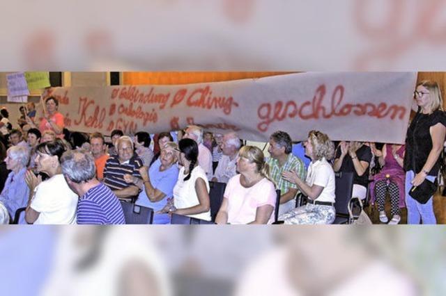 Groe Proteste in Kehl gegen Klinik-Reform