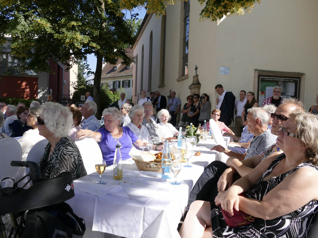 Brgerfest zur Erffnung der Erinnerungssttte Bundesprsident-Walter-Scheel-Haus in Bad Krozingen