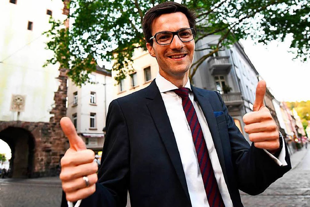Alles neu? Von Martin Horn erhoffen si...hre Untersttzer einen Politikwechsel.  | Foto: dpa